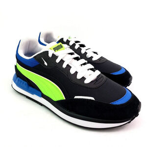 Puma City Rider Electric Jr Youth Sz 5.5 Womens Sz 7 Black Lifestyle Shoes